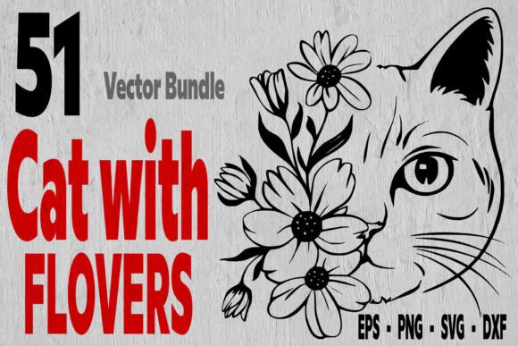 51 Floral Cat Bundle Review for Embroidery Projects
