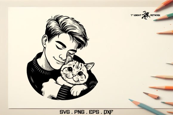 A Portrait of a Cat Lover Svg Review