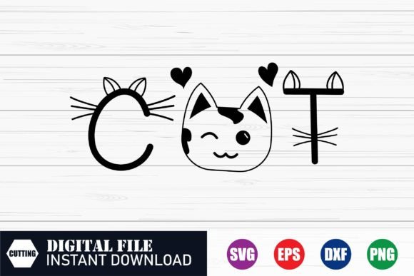 Cat Svg Design for Embroidery Projects