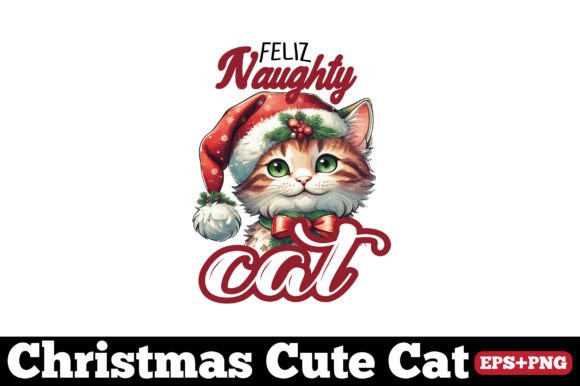 Christmas Cat, Feliz Naughty Cat Embroidery Review