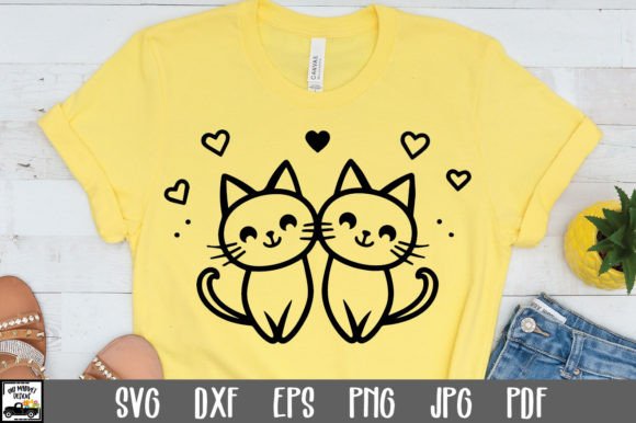 Cute Cat Buddies SVG File Review