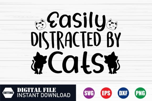 Easily Distracted by Cats SVG Review