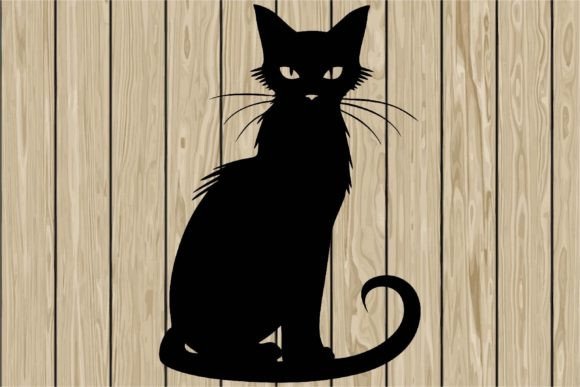 Halloween Creepy Cat Stencil SVG Review