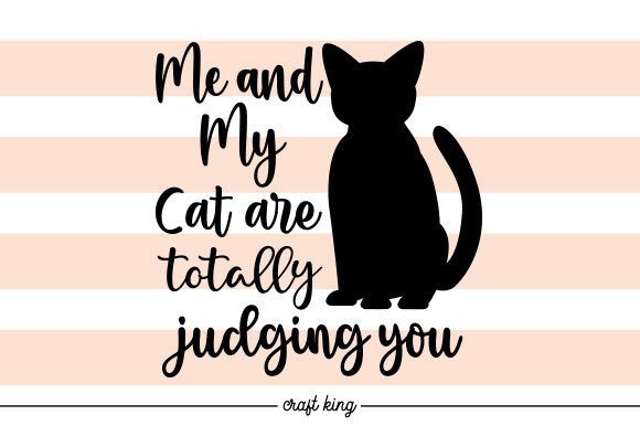 ME and MY CAT Are Judging Your Embroidery