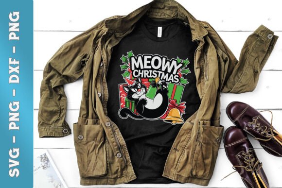 Meowy Christmas Happy New Year Cat SVG Review