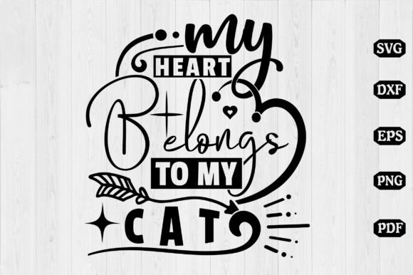 My Heart Belongs to My Cat Svg Design Review