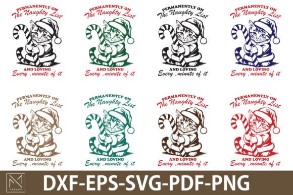Naughty List Cat Christmas SVG Bundle Review
