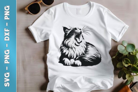 Ragdoll Cat Clipart SVG for Embroidery Projects